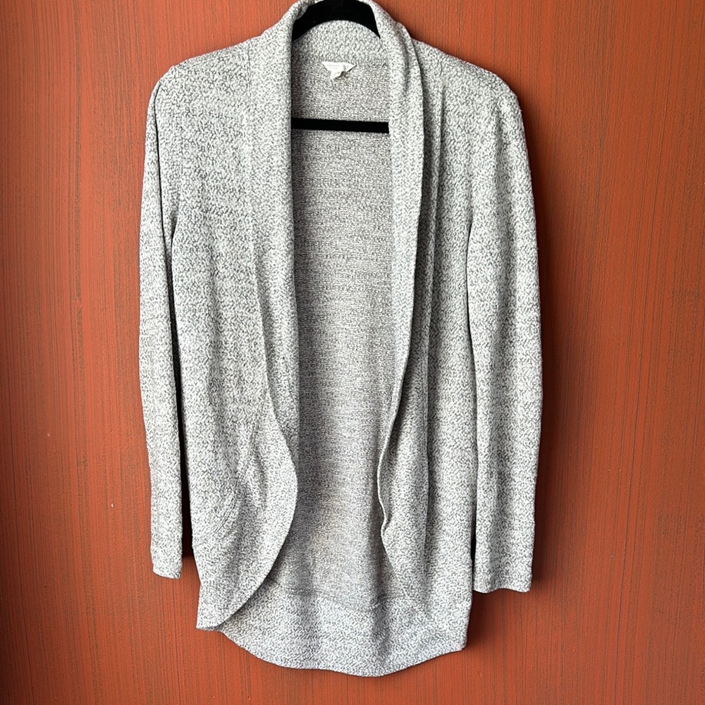 Aeropostale Gray Open Front Sweater M